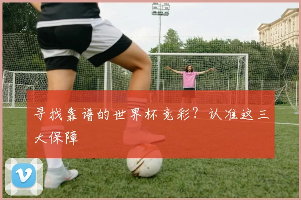 寻找靠谱的世界杯竞彩？认准这三大保障